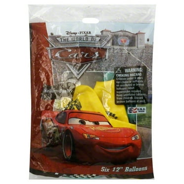 25" voiture rouge Foil Balloon 25" x 17" ou 64 cm x 50 cm Lightning McQueen Cars Grand